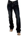 Cowgirl Tuff Western Jeans Womens Trainer 30 Long Medium Wash JTRAIN CLEARANCE — photo 1