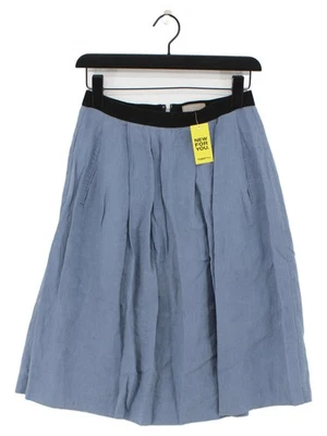Margaret Howell Women's Midi Skirt W 26 in Blue 100% Other Midi Pleated - Image 1 of 4