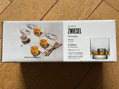 Schott Zwiesel SIMPLE 6 Whiskygläser 300 ml Kristallglas NEU 123664