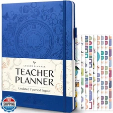 Legend Teacher Planner – Undated Lesson Plan Book for Teachers with Weekly an