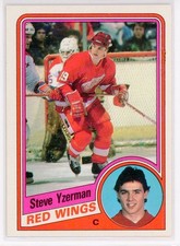 1984-85 Topps Hockey Steve Yzerman RC #49 NM-NMMT