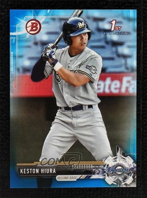 2017 Bowman Draft Blue 100/150 Keston Hiura #BD-75 0lj0
