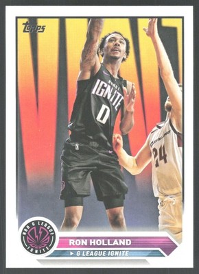 2023-24 Topps G-League Basketball 19 Ron Holland, G League Ignite