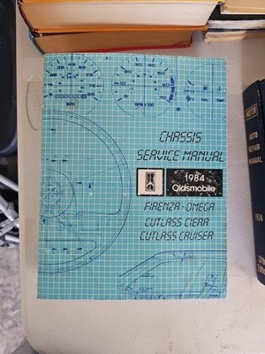 1984 OLDS Oldsmobile SERVICE SHOP REPAIR MANUAL GUIDE Firenza OMAGA & CUTLASS