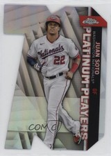 2021 Topps Chrome Update Target Platinum Player Die-Cuts Juan Soto #CPDC-50 6q5