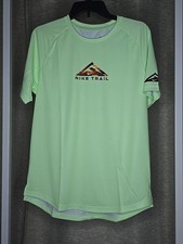 Nike Pro Elite Trail Green Men's Running Shirt Sz Medium Made In USA FN1849-376