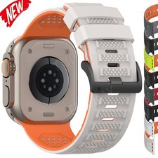 Sport Silicone Watch Band Strap for Apple Watch Series 11 10 9 8 Ultra 3 42-49mm