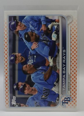 2022 Topps #274 Tampa Bay Rays Orange Star /99