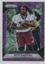 2016 Panini Prizm Rookie Purple Scope Prizm 28/99 Keith Marshall #261 1s8