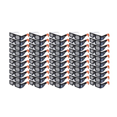 Celestron EclipSmart Safe Filter Eclipse Glasses ISO 12312-2:2015 E 50 Pack