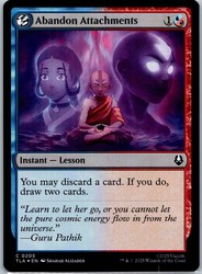 Abandon Attachments 205/462 Foil Common Avatar: The Last Airbender MTG