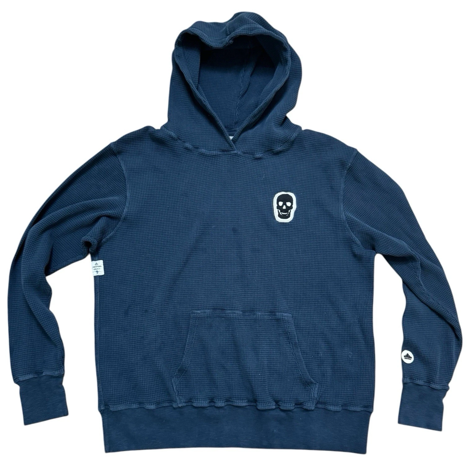 Sport of Kings The Story Hoodie Men's XL Blue Waffle Knit Thermal Skull Patch LA
Opens in a new wind