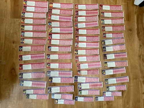 Lot of 58 Vintage Hasbro G1 TRANSFORMERS File Cards 1980s