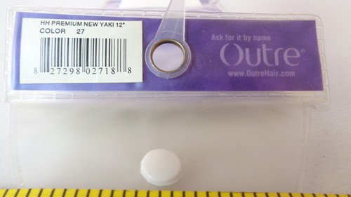 OUTRE 100% Human Hair 12-inch Color #27 HH Premium New Yaki Never Used - Picture 7 of 7