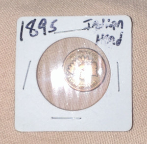 1895 Indian Head Cent Business Strike Philadelphia Mint Copper BN KM#80