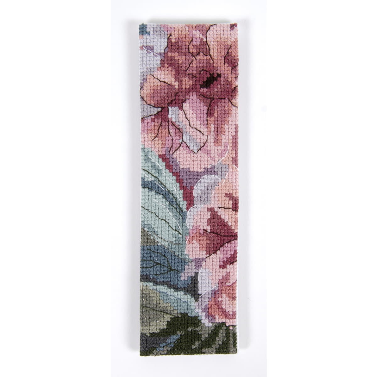 DMC bookmark counted cross stitch kit ""Louvre Peony Branches"", 15x27cm, DIY