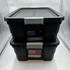 4Patriots Emergency Food Supply - 3-Month Survival Kit - 496 Servings. 2 Totes!