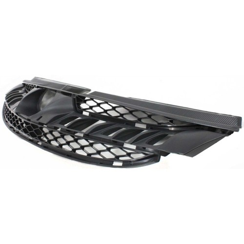 Grille Insert For 2006-2010 Toyota Sienna Lower Matte Black Plastic - Picture 2 of 5