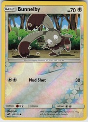 Bunnelby 87/111 Crimson Invasion Reverse Holo