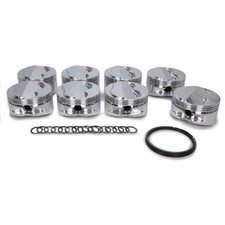 Je Pistons Sbc 400 Domed Piston Set 18 Degree- 213123