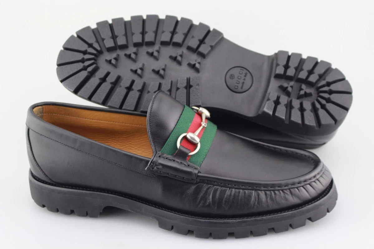 Vintage Gucci Men 8.5M US 41.5 EU Horse Bit Loafers Burgundy Leather Men main image 2