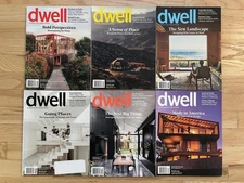 Dwell Magazine FULL YEAR Jan/Feb - Nov/Dec 2019 - Home Design Modernism - NM!