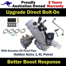 Upgrade Billet Turbo+Oil Feed Pipe For Holden Barina 1.4L Petrol