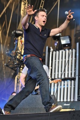 Damon Albarn of Blur performs Hyde Park July 3 2009 London England Old Photo 3