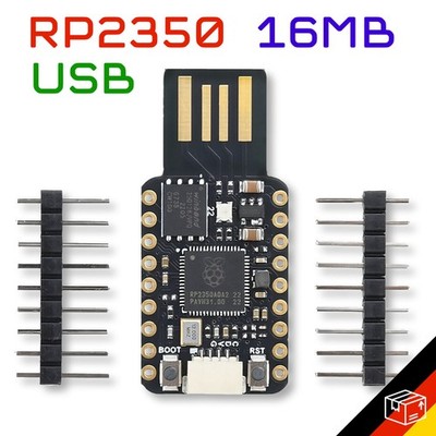 RP2350 USB 16MB Stick Modul Raspberry Pi Mini Pico Dual Core RGB LED Board  