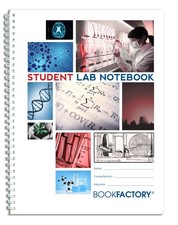 BookFactory Student Lab Notebook Laboratory Notebooks - 50 Pages 8.5'' X 11...