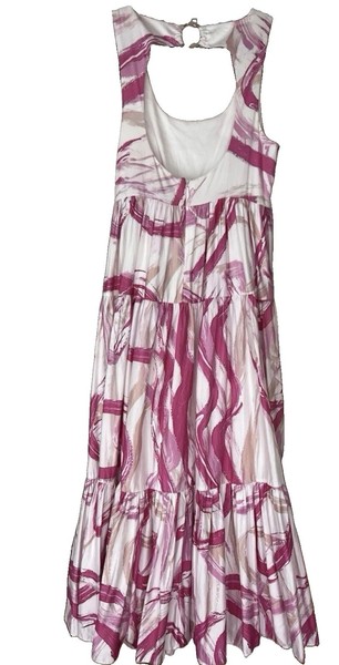 AJE  Allegro Ring Dress Pink Midi Backless Dress Size AU/UK 8 US 4 BNWT Flowy