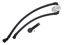Jl Oil Separator Co. 3.0 Oil Separator Compatible Side Silver