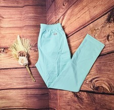 Limited Edition FIGS Women's Yola SKINNY Scrub Pants Aqua Color Medium/T