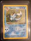 Vaporeon Holo 12/64 Jungle Base Set 1999 Rare Pokemon TCG (LP)