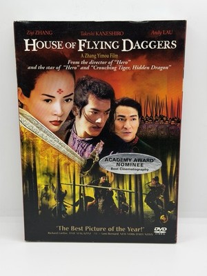 House of Flying Daggers DVD (Widescreen) + Slipcase 2005 Ziyi Zhang, Andy Lau LN