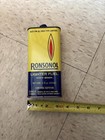 Ronsonol Lighter Fluid Can Antique Empty Can Only — photo 3