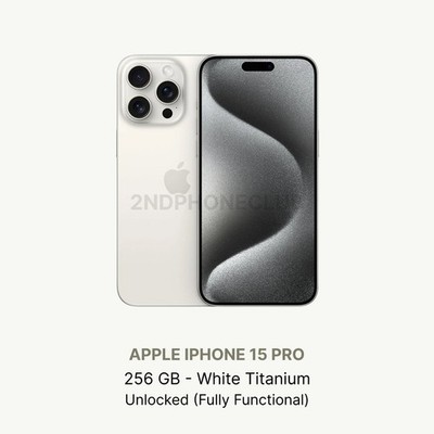 iphone 15 Pro - 256 GB - Unlocked - Good Condition - No Face ID | eBay