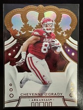 2020 Chronicles Draft Picks Crown Royale #77 Cheyenne O'Grady RC Razorbacks