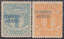 Dominican Republic A- 10/11 1931 Official Correspondence Faro A Col&oacute;n Used