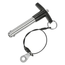 T Handle Lock Pins, 12mm Dia. 50mm Usage Length Push-Button Ball Locking Pin