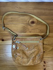 Vintage Fossil Liberty Leather Crossbody Bag Purse Adjustable Boho