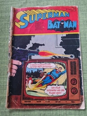 Superman Batman Ehapa Verlag Jahrgang 1975 Nr. 9 Ohne Sammelecke Zustand Z4-5
