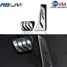 2pcs At Gas Brake Foot Pedals Cover For Bmw F30 F10 E39 E90 E60 X135 2005-2020 2pcs At Gas Brake Foot Pedals Cover For Bmw F30 F10 E39 E90 E60 X135 2005-2020