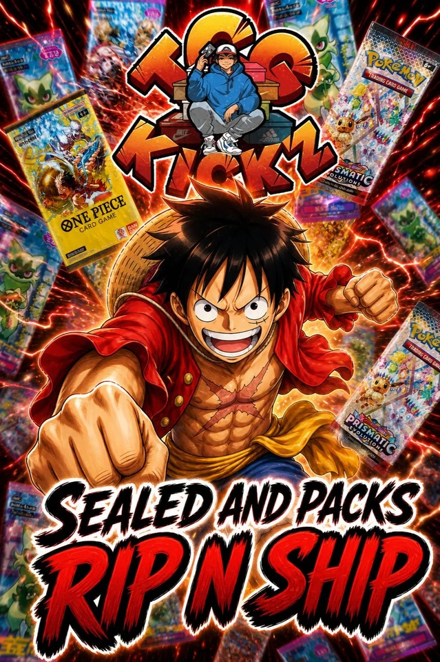 ONE PIECE X POKEMON - PACKS AND SEALED!!