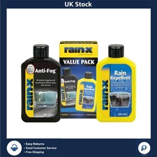 Crystal Clear Visibility Rain Repellent Anti-Fog Treatment 200ml x 2