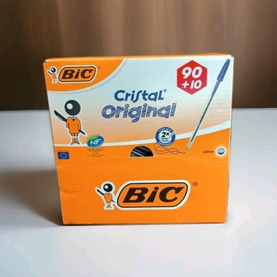 BIC Kugelschreiber Cristal Original Blau VALUE PACK 90+10 GRATIS 1mm