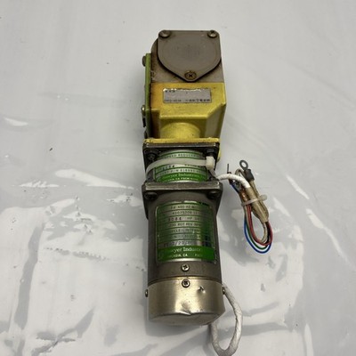 Weber Aircraft Rotary Actuator W/ Sawyer 103-298-1 Speed Reducer 400hz 4.1 Ratio