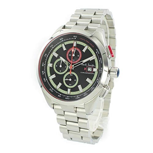 Paul Smith PS0110015 42mm Waterproof Silver Black - Bild 1 von 3