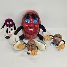 VTG Lot of The CALIFORNIA RAISINS Plush And Wind Up Toys
