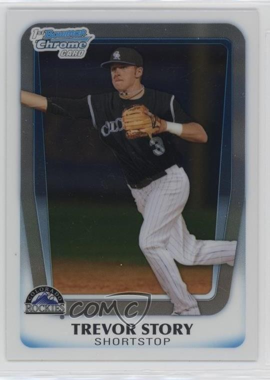 2011 Bowman Draft Chrome Prospects Trevor Story #BDPP84 11z5